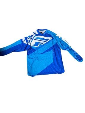 Fly Racing Men's Blue Performance Motocross Jersey & Pants set